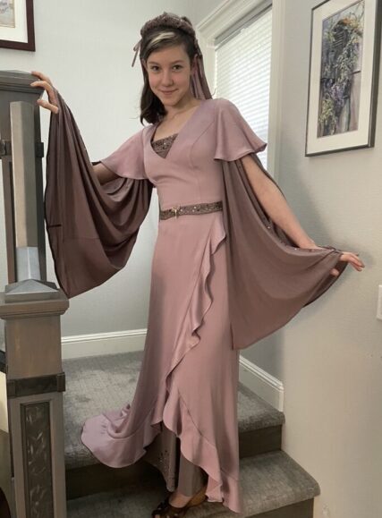 the thrifted Shakespearean gown